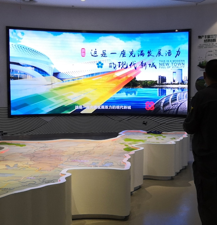 宜昌孝感文化建設中心室內P2.5全彩屏